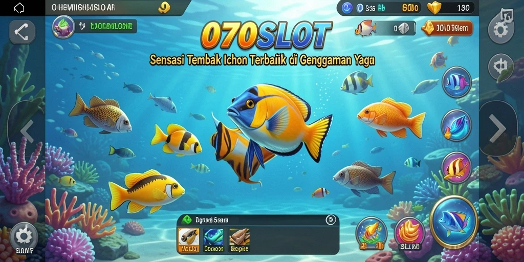 Tampilan gameplay Tembak Ikan yang seru di 070SLOT.