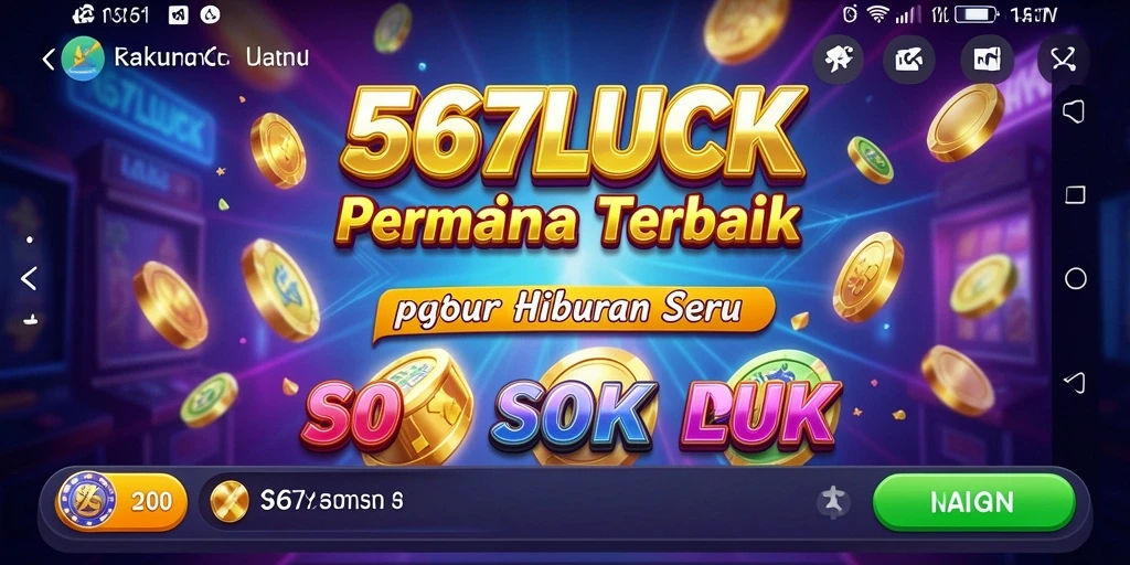 Tampilan gameplay menarik dari 567LUCK saat bermain Slot.