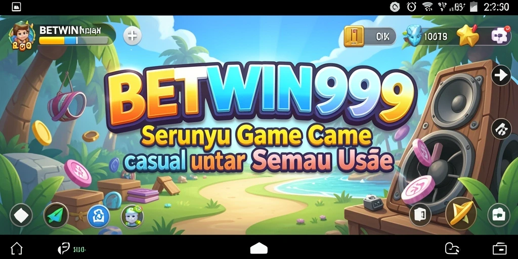 Tampilan gameplay BETWIN999 yang menarik dan penuh warna.