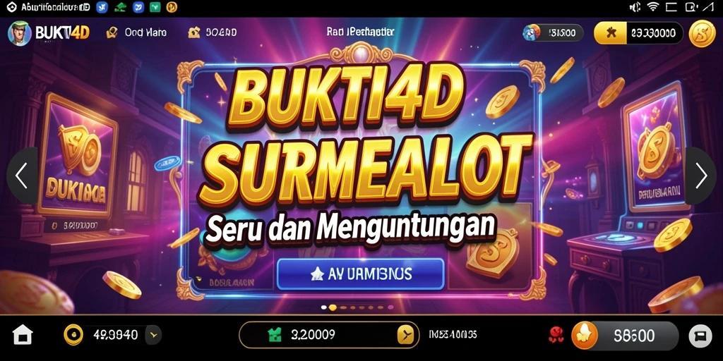 Tangkapan layar gameplay <strong>BUKTI4D</strong> menunjukkan keseruan dan peluang menang di permainan slot.