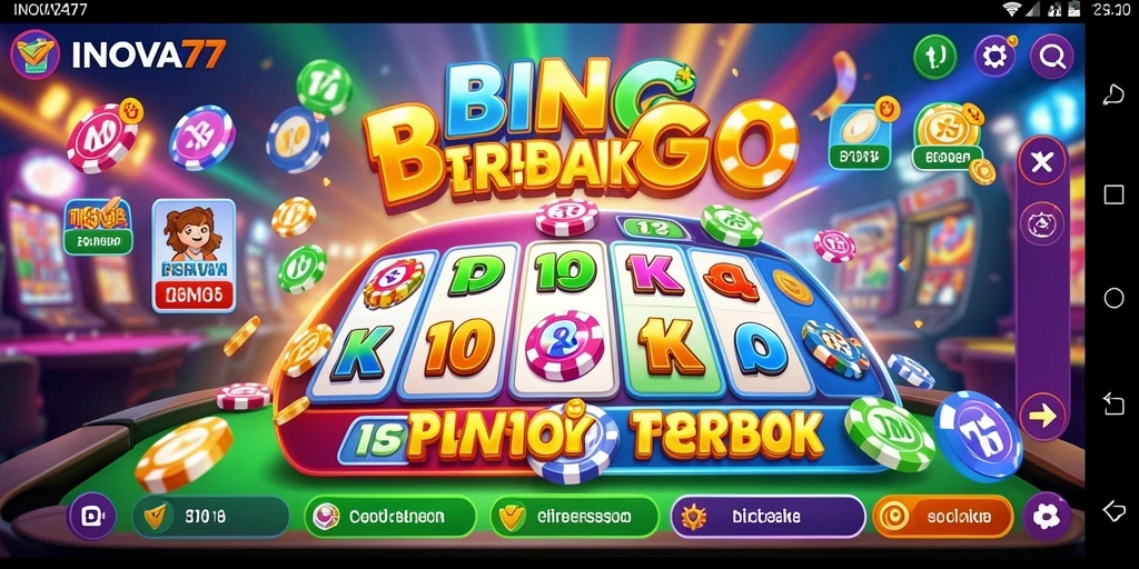 Screenshot INOVA77 menampilkan gameplay menarik Bingo dengan banyak pemain.