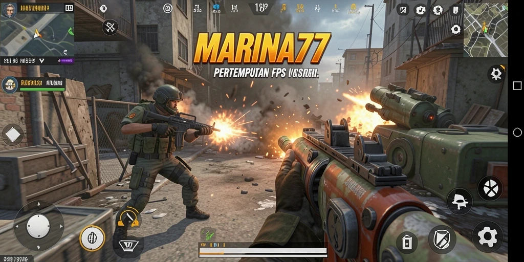 Tampilan gameplay MARINA77 yang mendebarkan dan penuh aksi.
