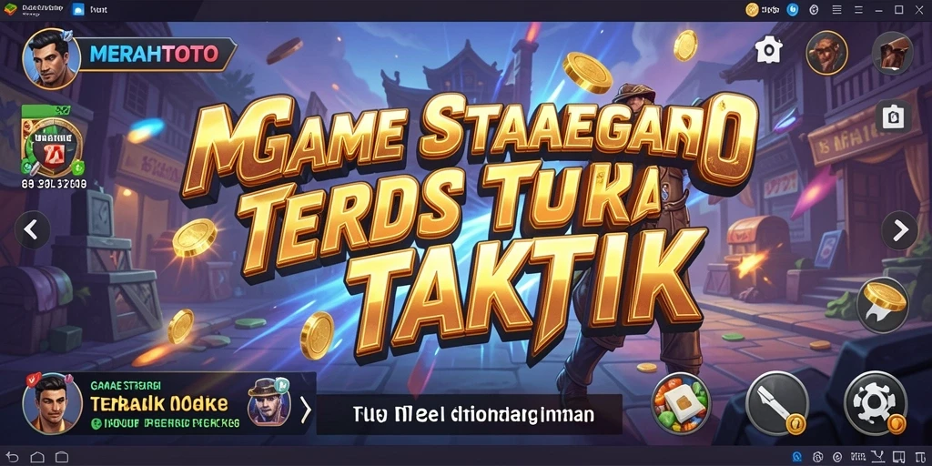 Tampilan gameplay MERAHTOTO yang mendebarkan dan strategis.