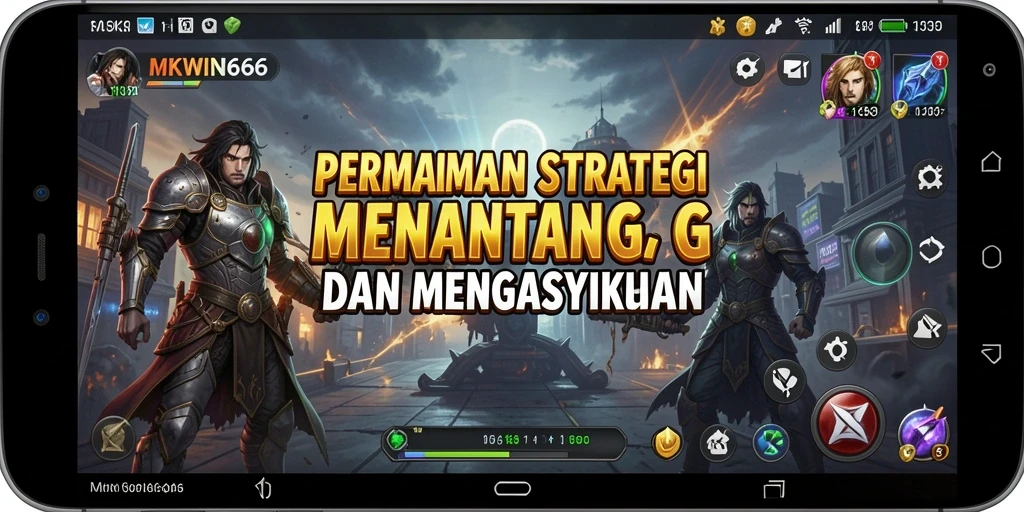 Tampilan menarik dari gameplay strategi MKWIN666 yang mendebarkan.