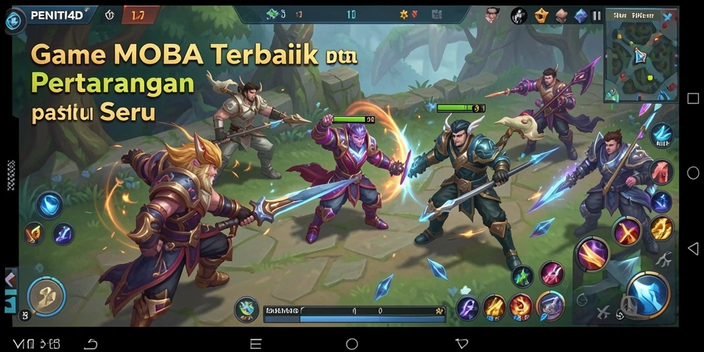 Gameplay seru dengan karakter unik dalam PENITI4D.