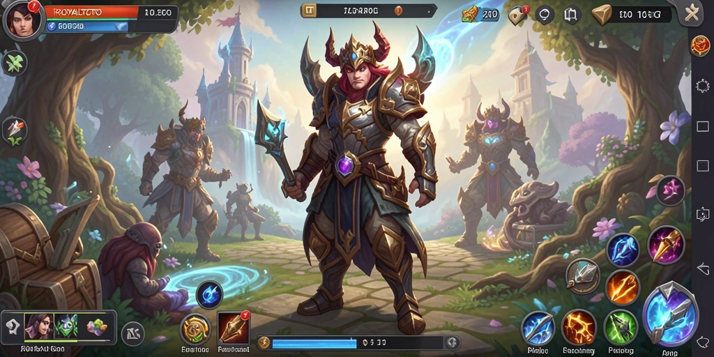 Tampilan gameplay seru di dunia ROYALTOTO yang menantang.