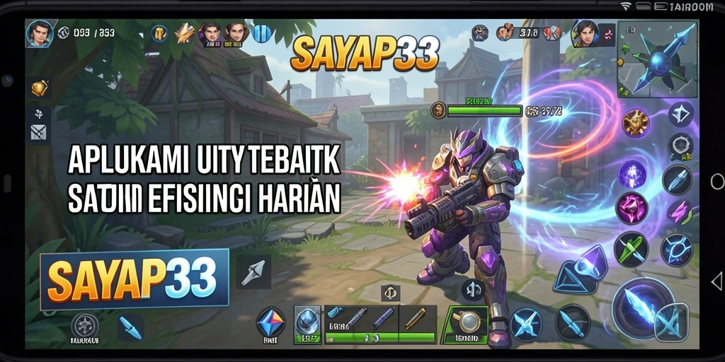 Tampilan utama SAYAP33 dengan fitur-fitur Utility yang inovatif.