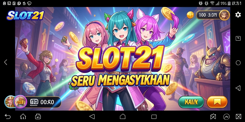 Tampilan gameplay SLOT21 yang menarik dan penuh aksi.