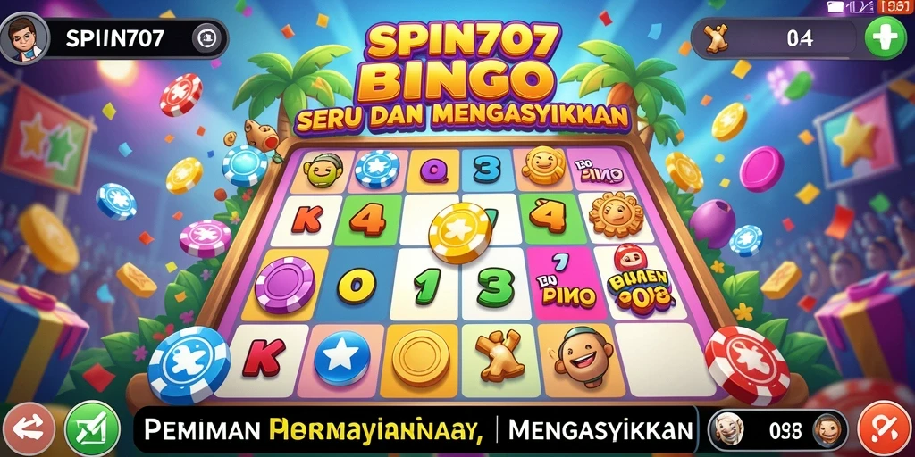 Tampilan gameplay SPIN707 dengan interaksi pemain saat bermain Bingo.