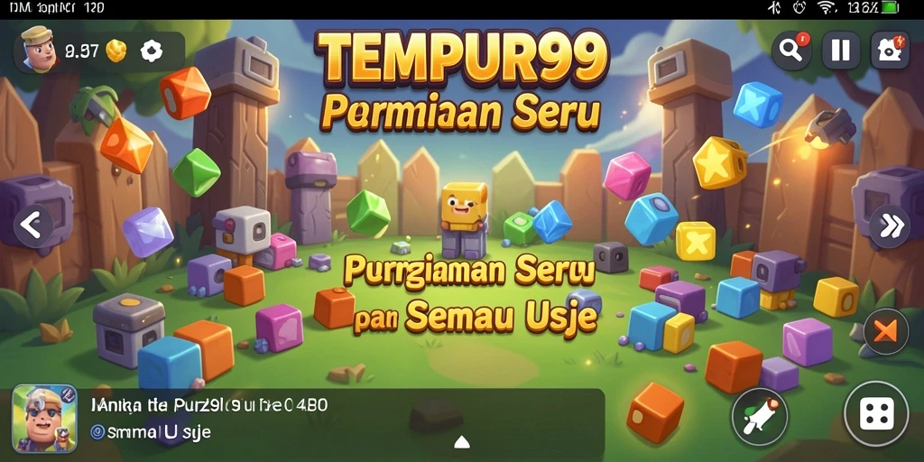 Tangkapan layar gameplay TEMPUR99 menampilkan tantangan Puzzle yang menarik.