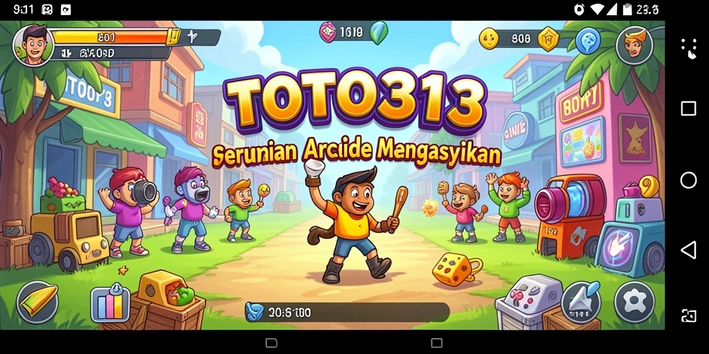 Tampilan seru gameplay TOTO313 dalam aksi Arcade yang menegangkan.